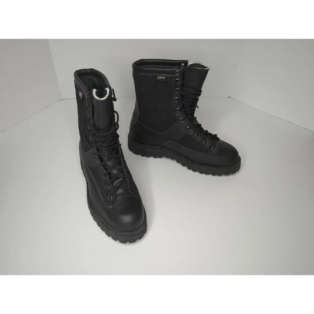 Danner Acadia 8 Inch 400G Men Sz 9 Black Leather Gore-Tex tactical Combat Boot